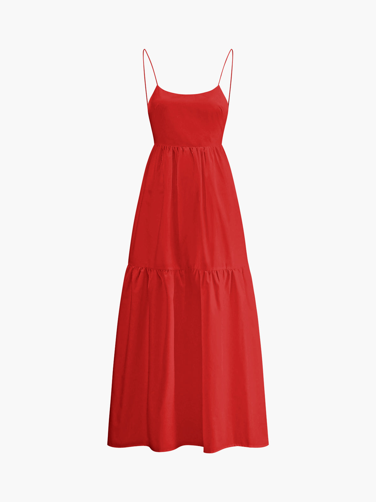 Solid Backless Long Dress - Image 12
