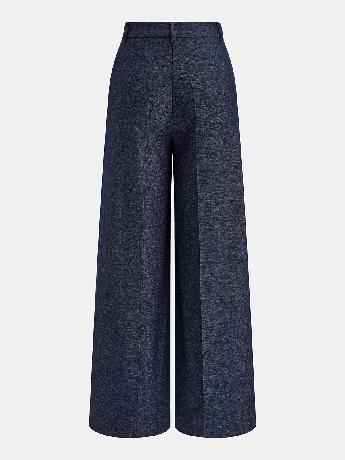 Asymmetric Wrap Wide-Leg Pants - Image 2