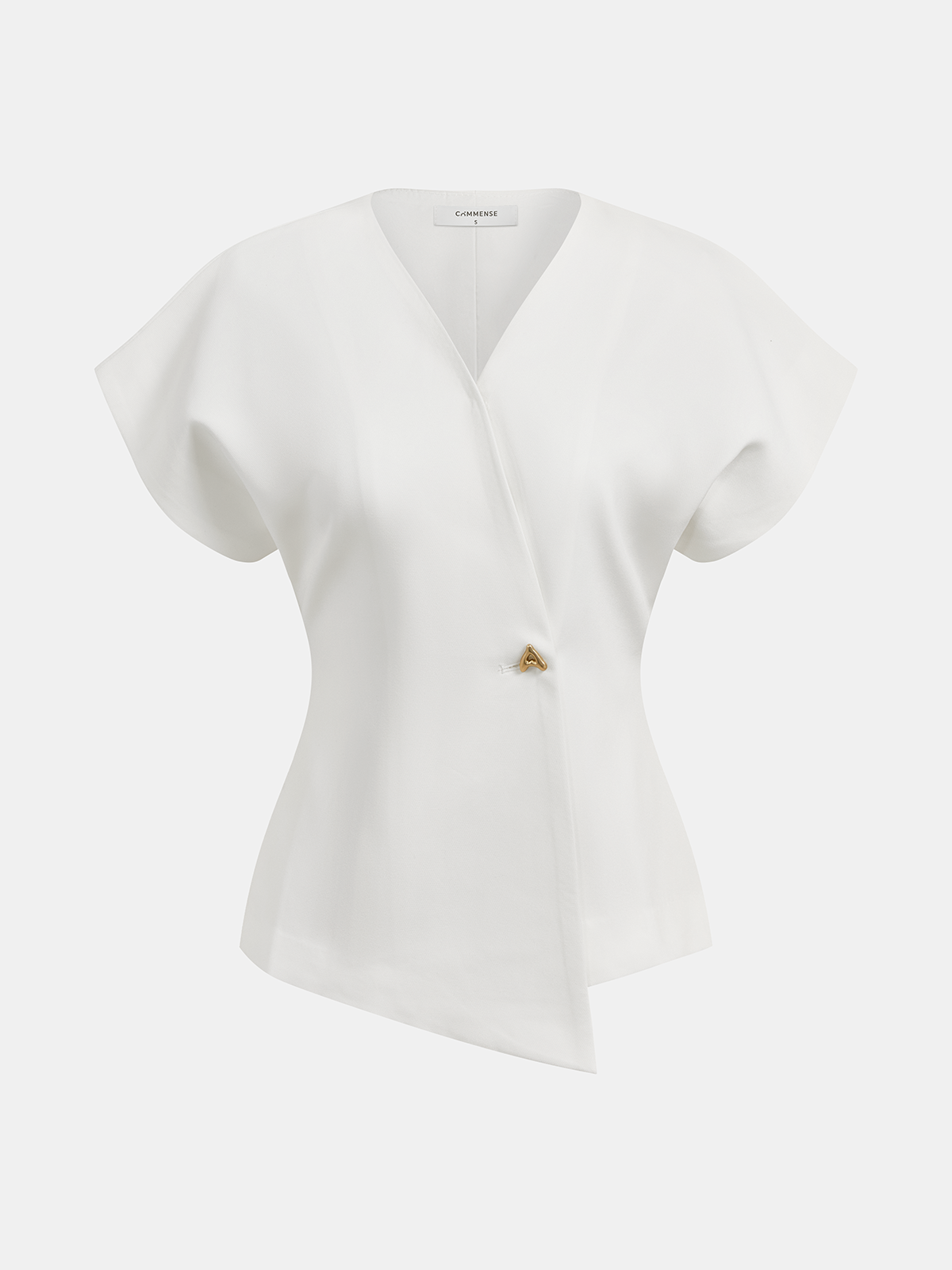 Trendy V-Neck Button Down Blouse - Image 6