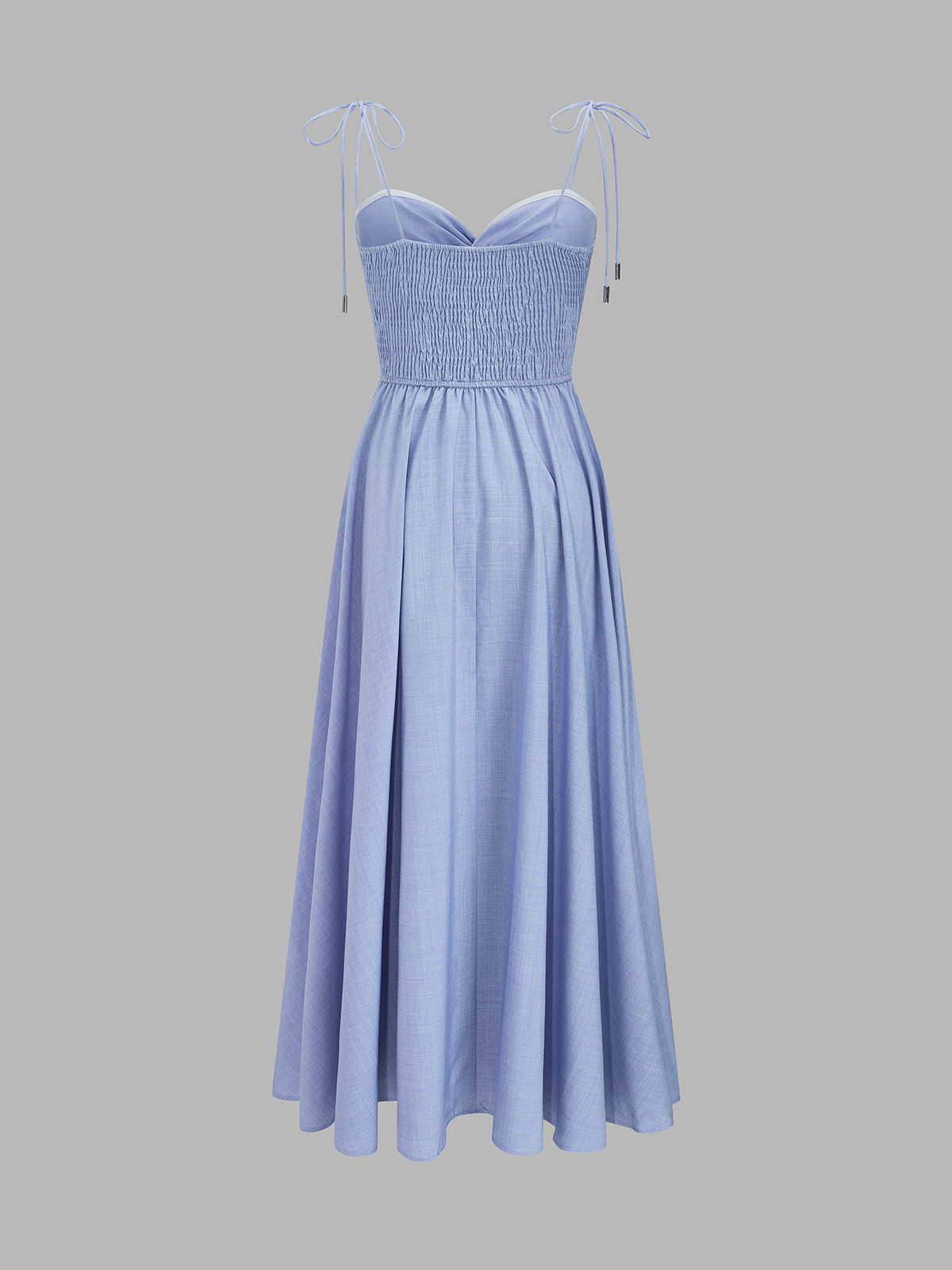 Cutout Tie Strap Maxi Dress - Image 3