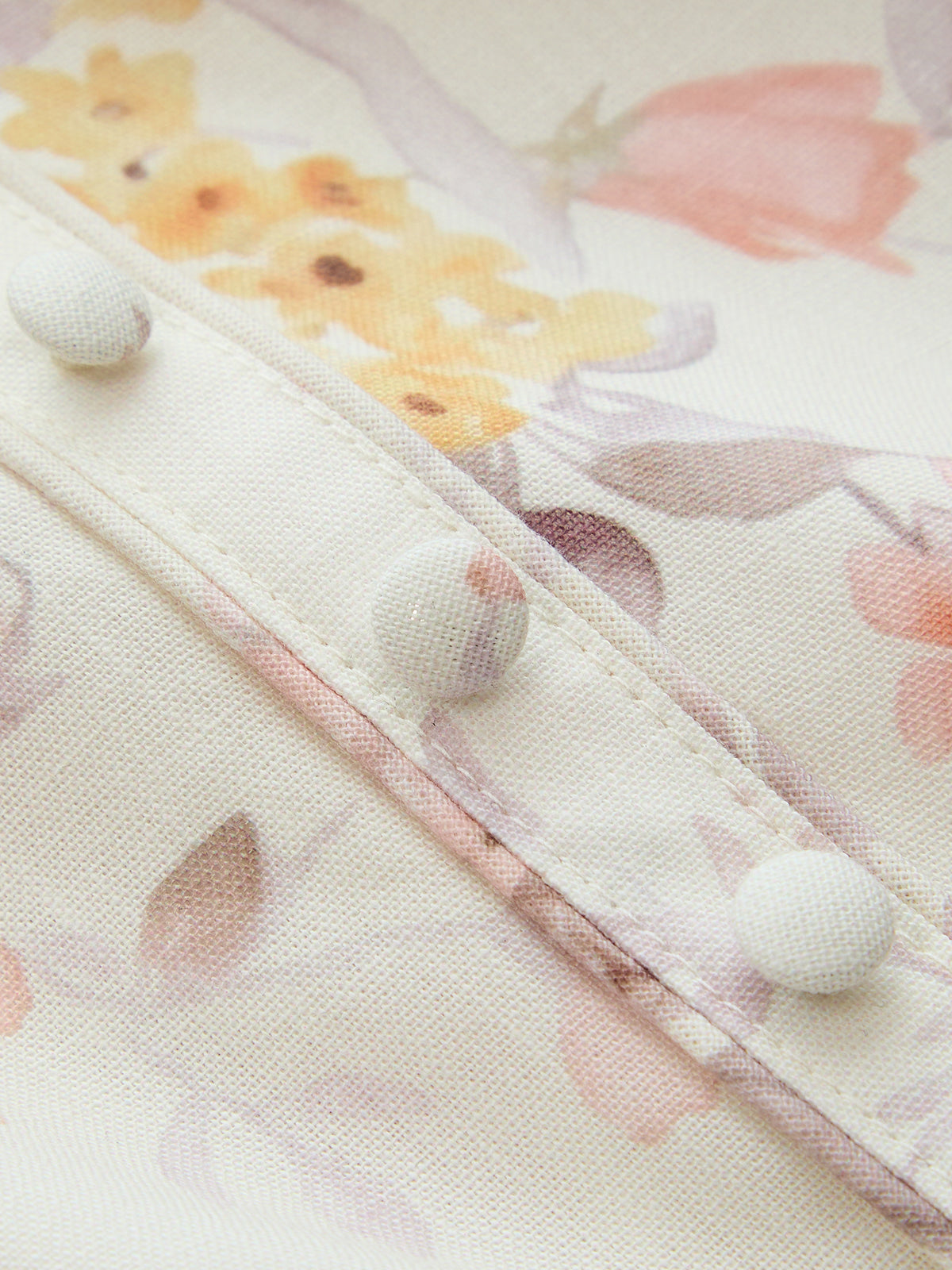Floral Bird Print Bustier Strap Midi Dress - Image 4