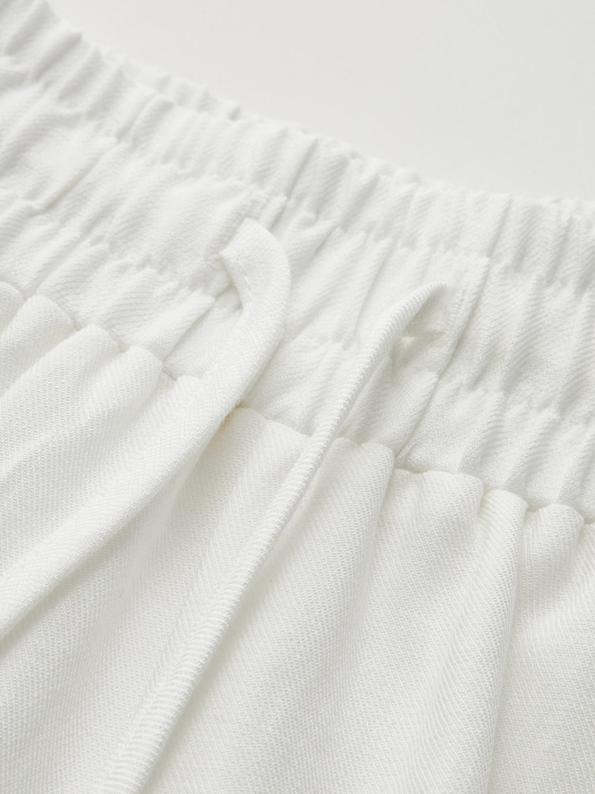 Drawstring Waist Hollow Wide Leg Pants - Image 5